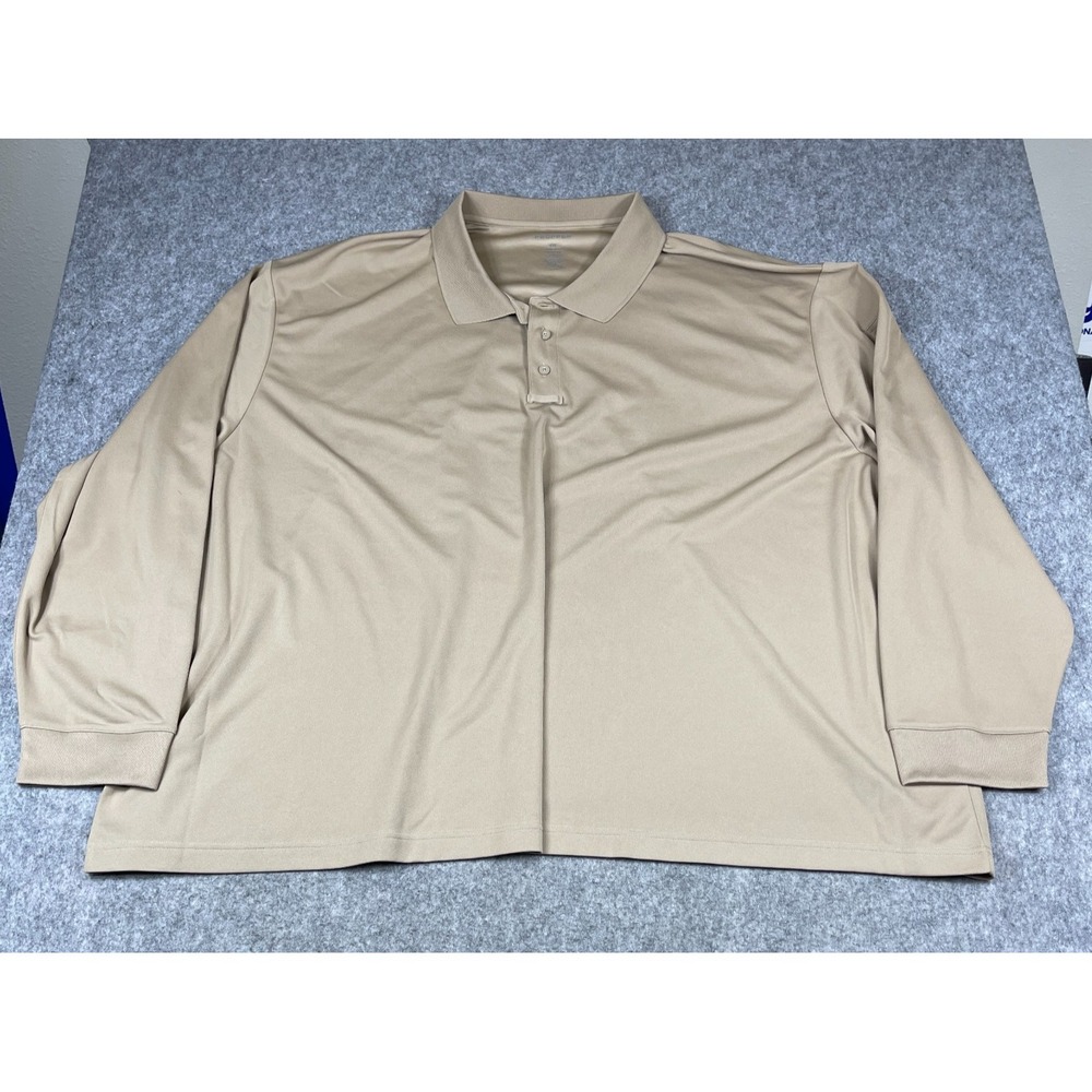 Propper Men Tactical Polo Shirt 6XL Tan Short Sleeve Performance Uniform